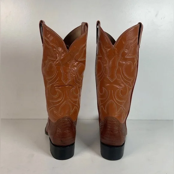 Silvertown Teju Lizard Cowboy Boots | Custom | Men’s 6.5 | Women’s 7.5 - Picture 14 of 16
